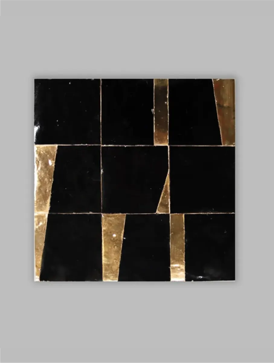 Gold Laidi A handmade Moroccan zellige